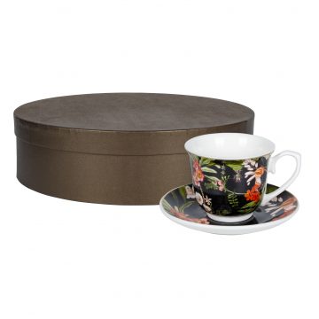250cc cup and saucer (6+6 sets) with gift box